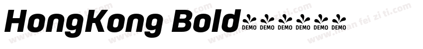 HongKong Bold字体转换